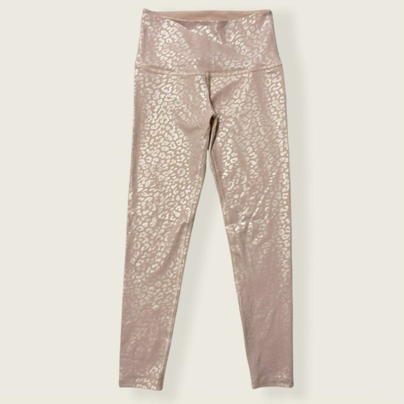 Beyond Yoga iridescent Metallic leopard print leggings - Picture 3 of 3